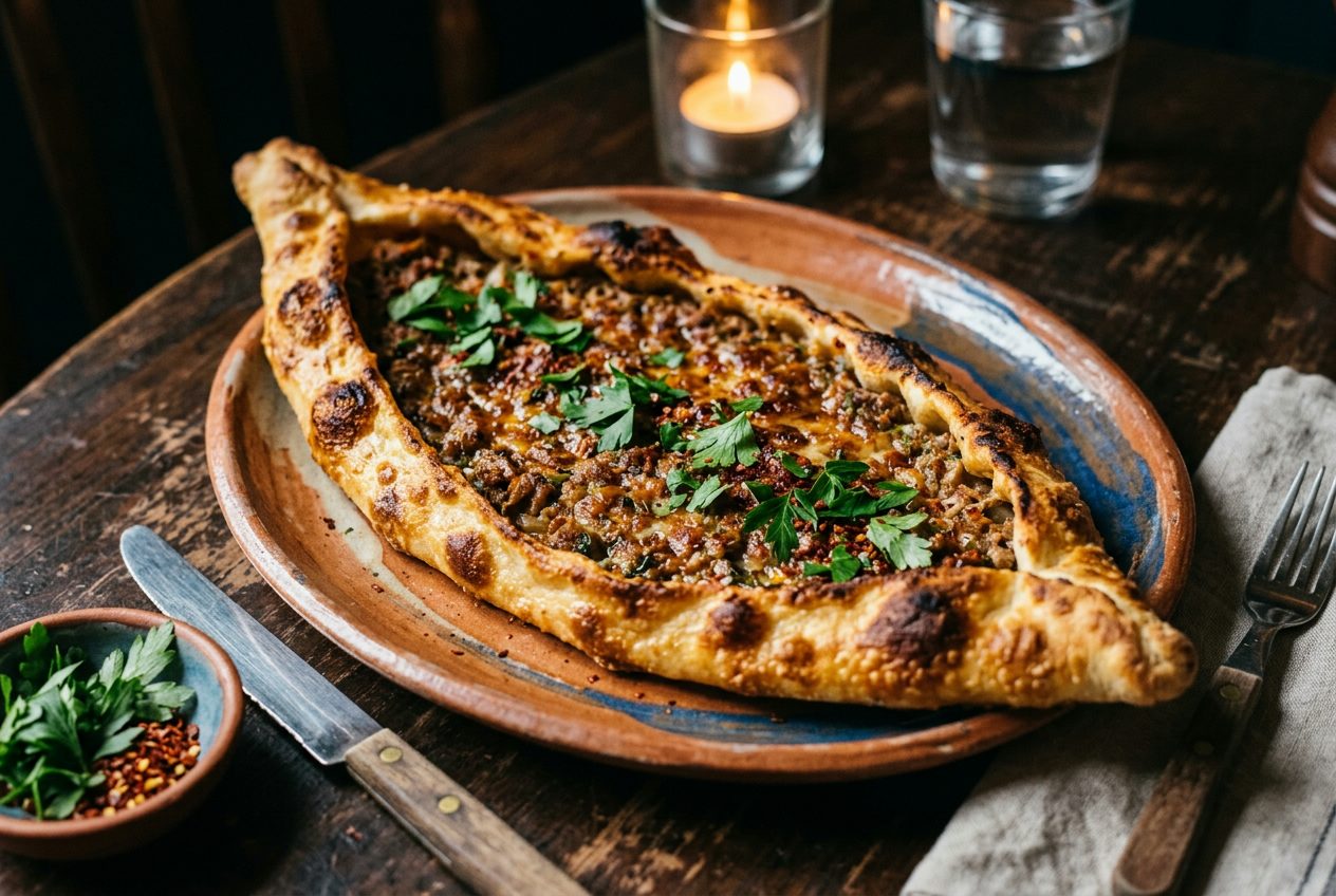 Kıymalı Pide – Black Sea Flatbread